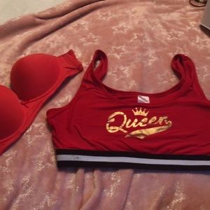 Bra and top